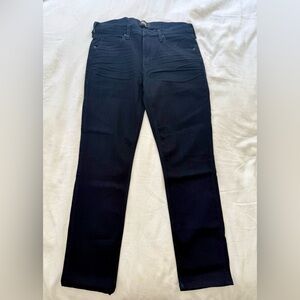 PAIGE Men’s Lennox Slim Fit Dark Blue Denim Pants - Inkwell Size 32